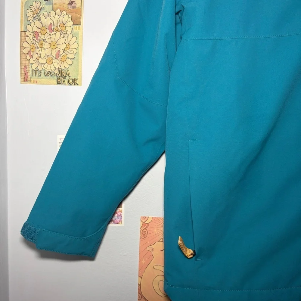 Patagonia Blue Jacket with Yellow Details